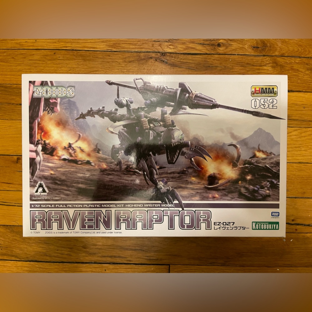 Kotobukiya HMM Zoids 1/72 EZ-027 Raven Raptor Plastic
